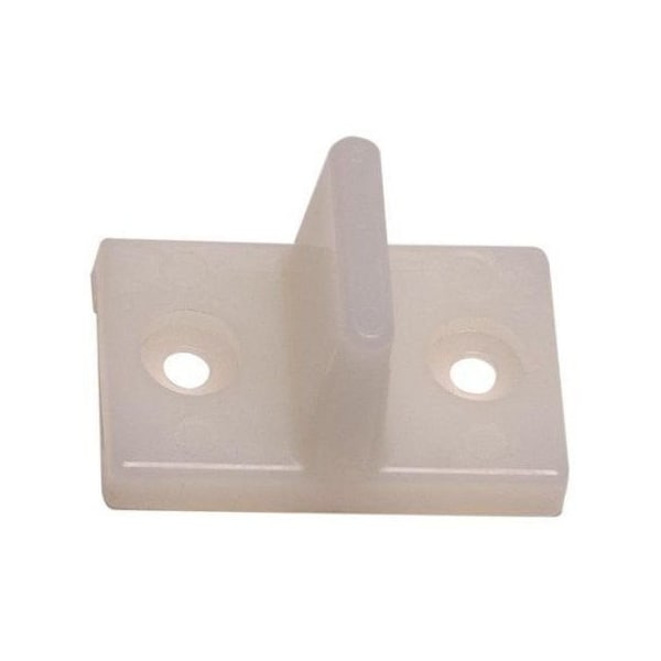 Best Hinges Bypass Floor Guide # 541000 White Finish BP15073 - main